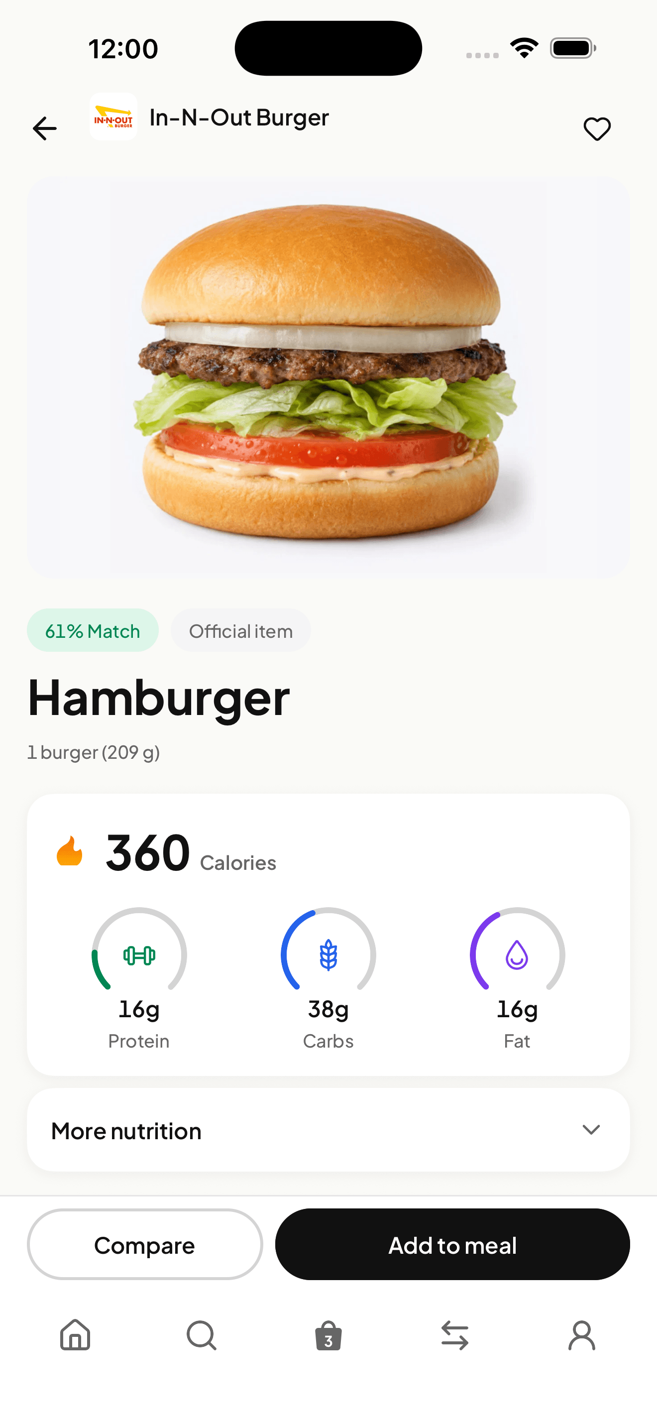 FatChance mobile item detail