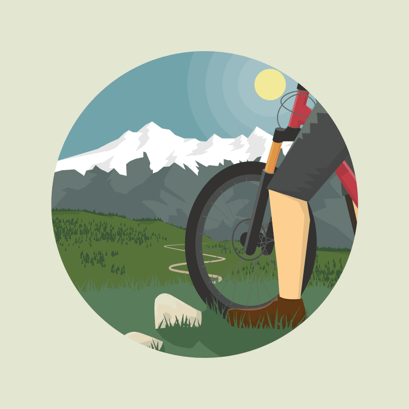 Outdoor adventure illustration