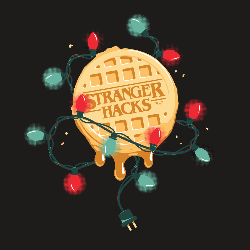Stranger Hacks event logo